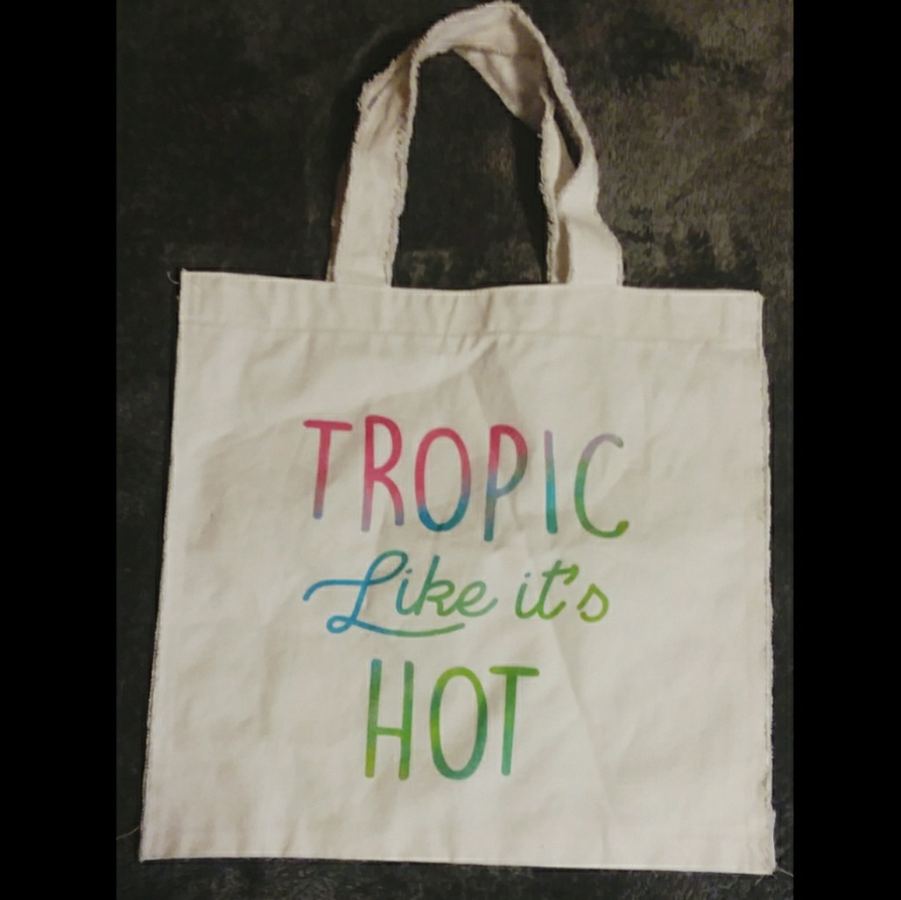 Canvas Tote Beach Bag NWOT